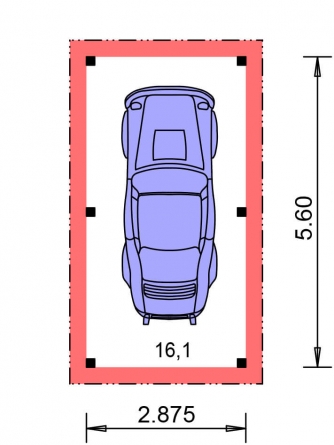 Floor plan of ground floor - PRÍSTREŠOK 1